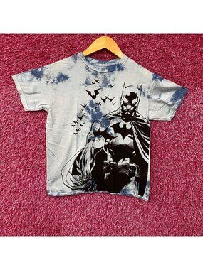 Batman Bat Silhouettes Tie Dye T-Shirt Small